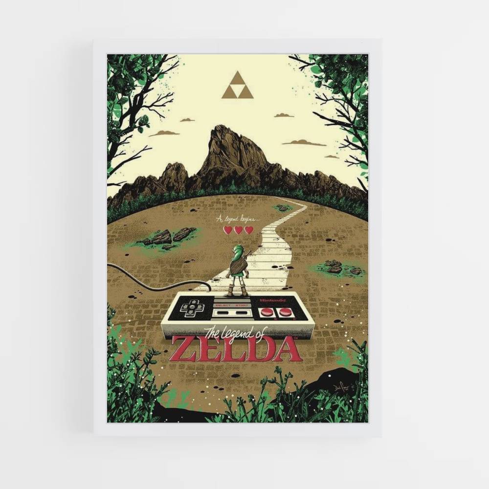 Pôster Zelda NES