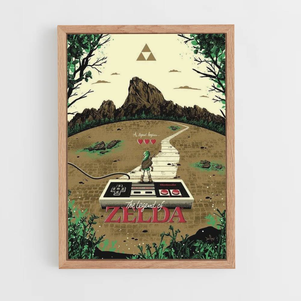 Pôster Zelda NES