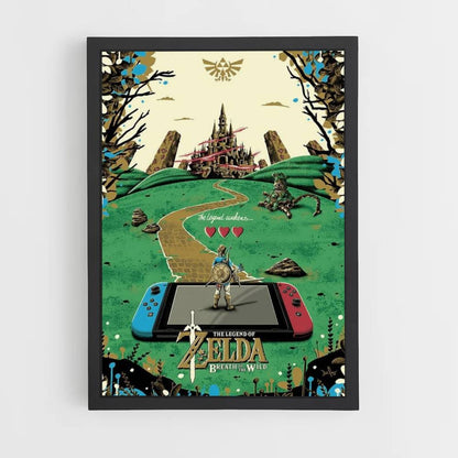 Pôster Zelda Nintendo Switch