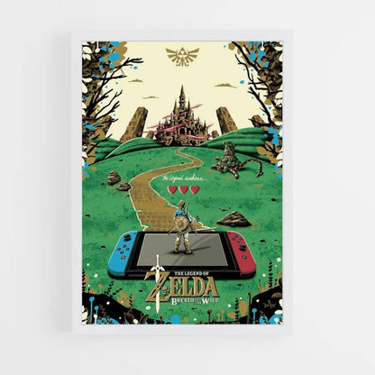 Pôster Zelda Nintendo Switch