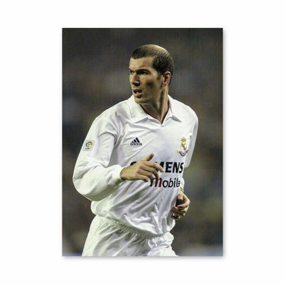 Pôster Zidane Branco