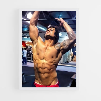 zyzz-2 cadre Blanc