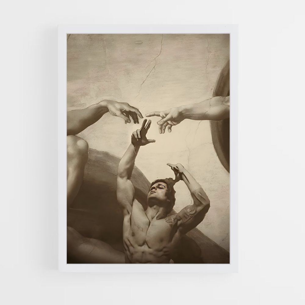 zyzz-3 cadre Blanc